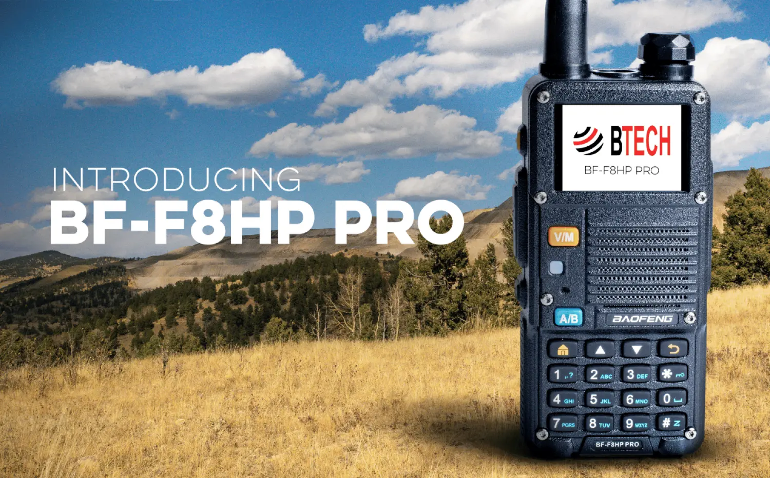 BTECH BF-F8HP PRO handheld radio