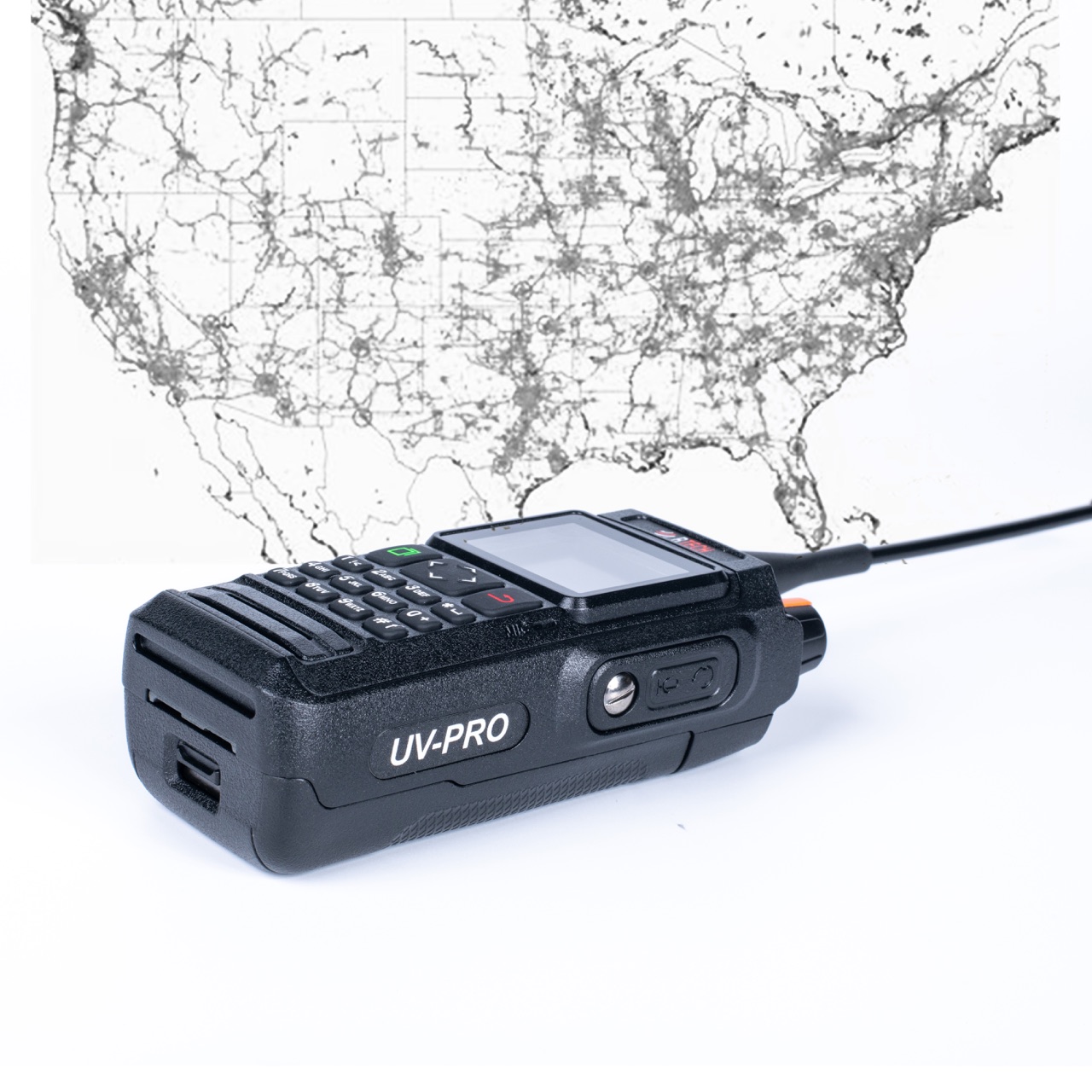 UV-PRO APRS position and messaging capability