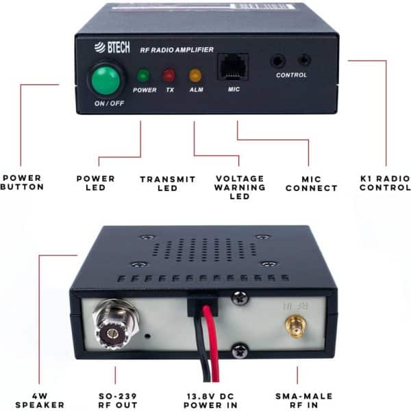 BTECH AMP-V25 VHF Analog Amplifier