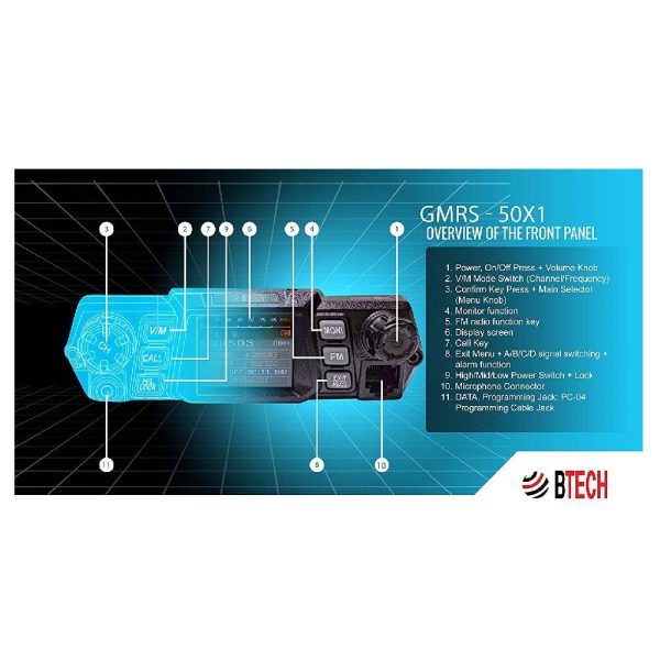 Btech Gmrs 50x1 Baofeng Radios