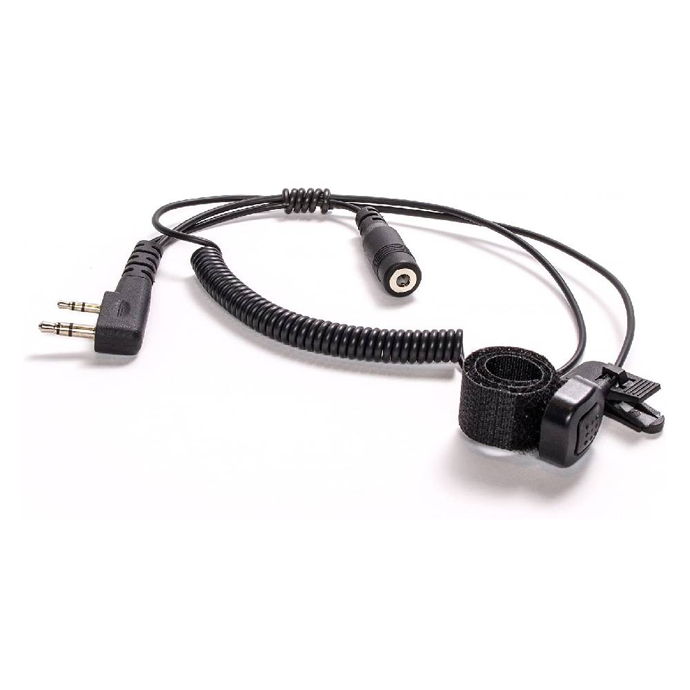D Shape Earpiece for All Kenwood and Baofeng radios with 2 Prong Audio Plug Radios Pulsat EH20 Series Pulsat USA 