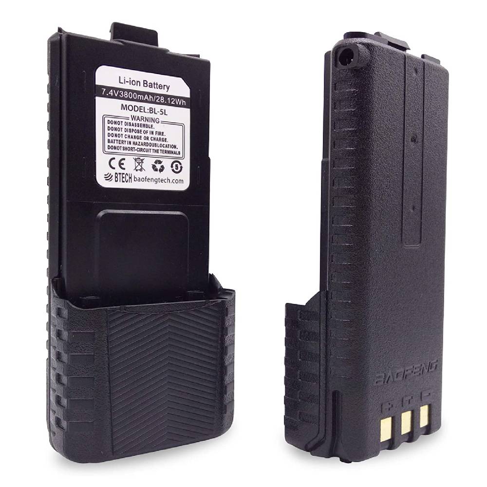 Baofeng Bl 3800mah Extended Battery Compatible With Uv 5r Rd - Temu