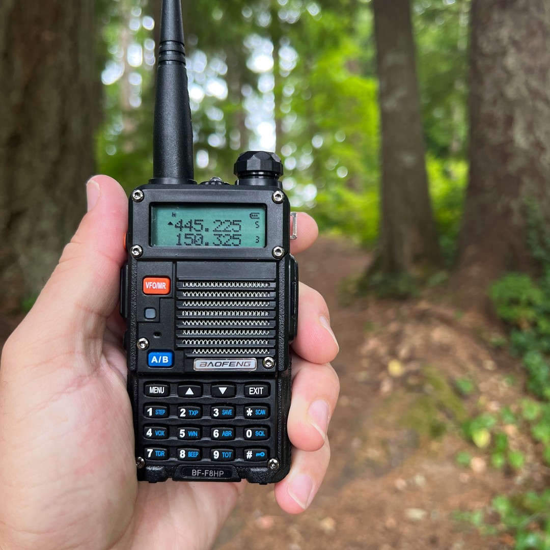 It's a classic! The BF-F8HP is a high powered dual-band radio commercial and amateur radio (license required to transmit). The BF-F8HP is bug out bag essential when you might be going off trail. 

#hiking #adventure #outdoors #survival #trail #fenggang #baofeng #radio #amateurradio #communication #bugoutbag