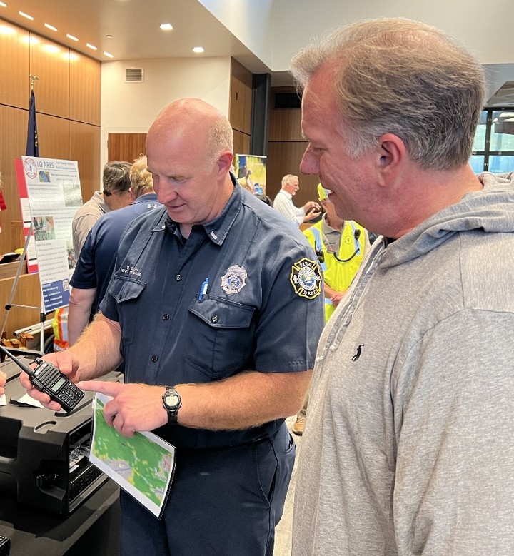 We love seeing communities be prepared and working together. Lake Oswego held an emergency preparation fair hosted by the local fire department, CERT, and ARES groups. In this picture Deputy Fire Marshal David Smith was sharing information with a local citizen on using the local GMRS system using a BTECH GMRS-V2 (see the repeater prorogation map in hand).

"Given we are developing a city-wide FRS/GMRS radio band plan, your GMRS-V2 radio is essentially the only HT that we know of that can be programmed with all of the various neighborhood channels and tones in a manner that is straight forward" - Deputy Fire Marshal David Smith 

#beprepared #beprepped #gmrs #frs #ares #cert #gmrsv2 #EmergencyPrep #emergencyplan #gmrs #amateurradio #hamradio #gmrsradio #btechradio #btech #communityfirst #communitysupport