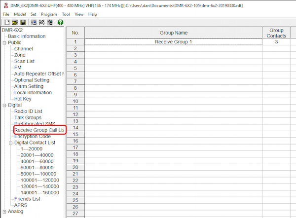 Build A Dmr 6x2 Code Plug A Basic Code Plug For Your Dmr Radio