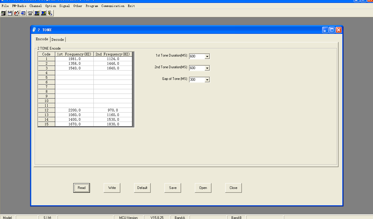Calculator settings