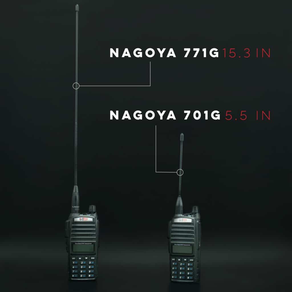 NA-701G and NA-771G Lengths Compared