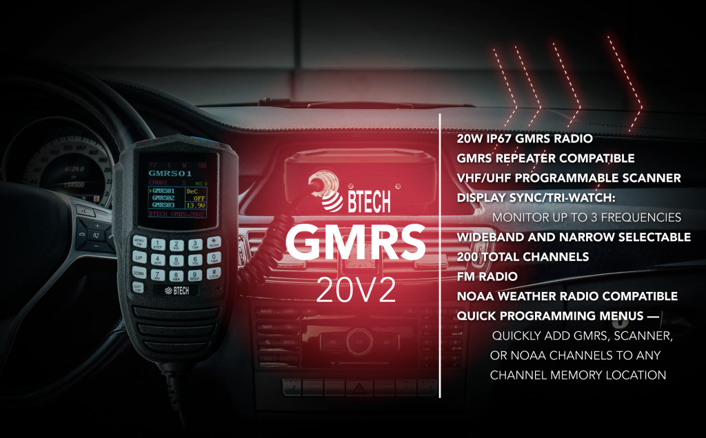 GMRS-20V2 Feature List