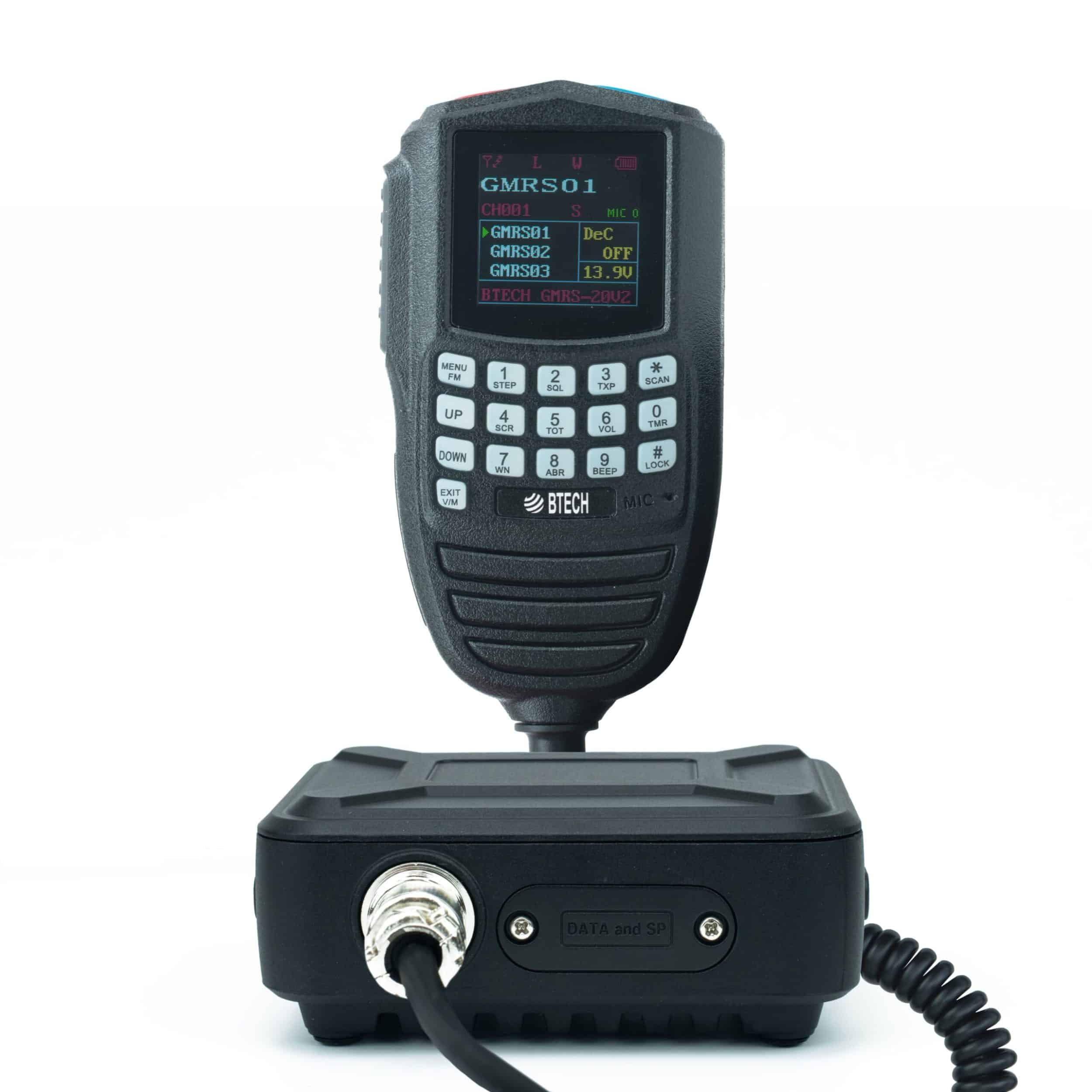 BTECH GMRS-20V2 20W IP67 GMRS Mobile Radio ‣ BaoFeng 