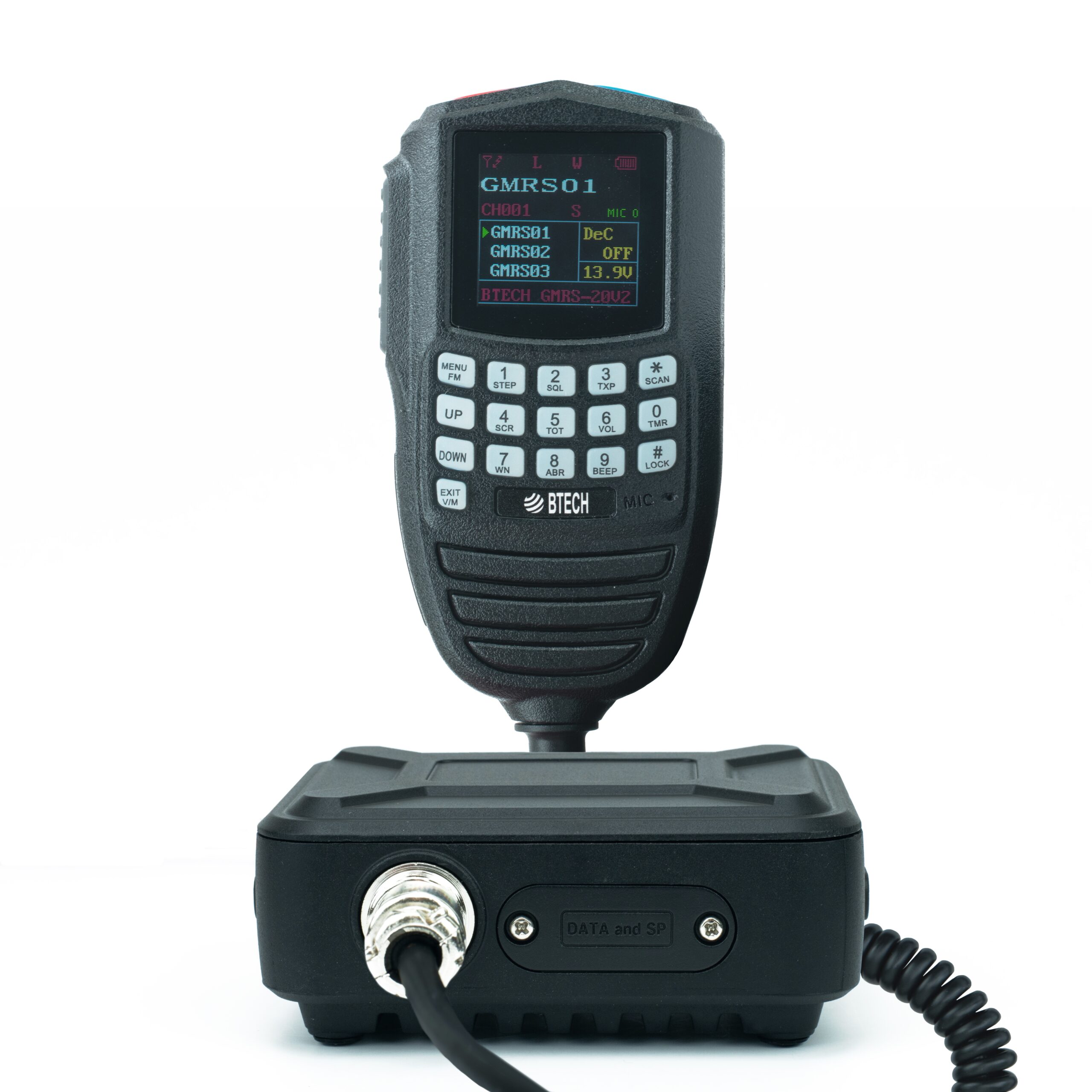 BTECH GMRS-20V2 20W IP67 GMRS Mobile Radio BaoFeng Radios