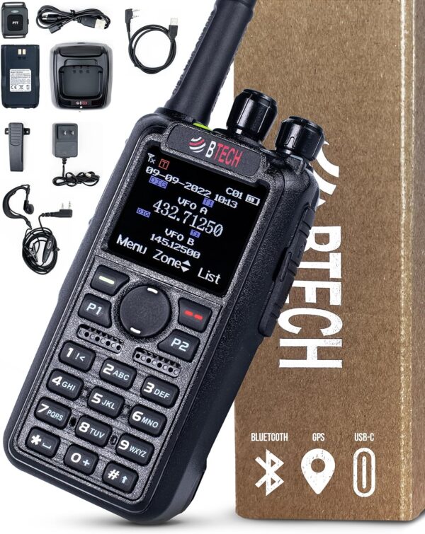 BTECH DMR-6X2 PRO digital and analog DMR radio