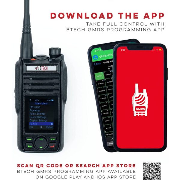 Bijbel voordeel Schilderen BTECH GMRS-PRO 5W GPS, Bluetooth, App Programmable GMRS Mobile Radio -  BaoFeng Radios