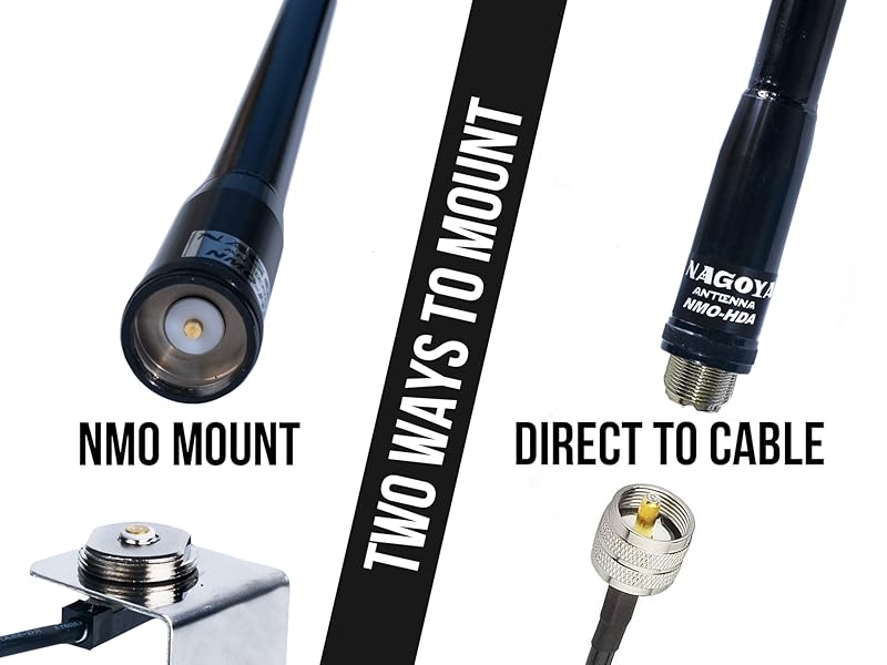 TWAYRDIO NMO GMRS Antenna, UHF 462-467MHz Two Way Radio Antenna For