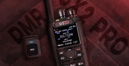 BTECH DMR handheld radios