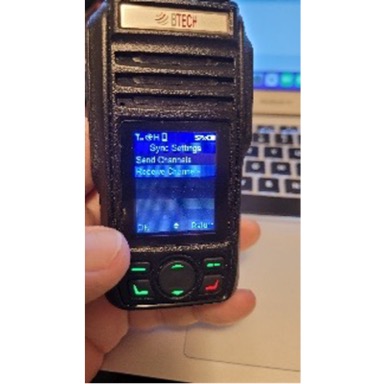 GMRS-PRO Receive Channels option selected before transfer